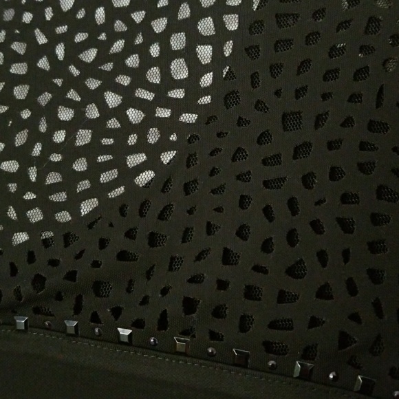 Grayse Black Laser Cut Detail Dress - Picture 6 of 8